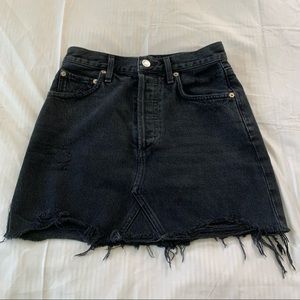 Agolde mini skirt